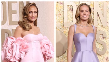 Jennifer Lopez Cries as She Talks About Her and Brie Larson's Viral Moment at the Golden Globes